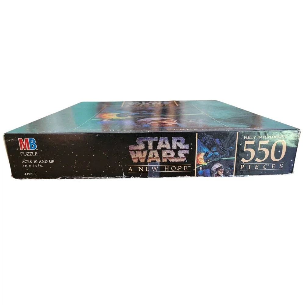 Vintage 1995 Star Wars A New Hope 550 Piece Puzzle Complete Milton Bradley